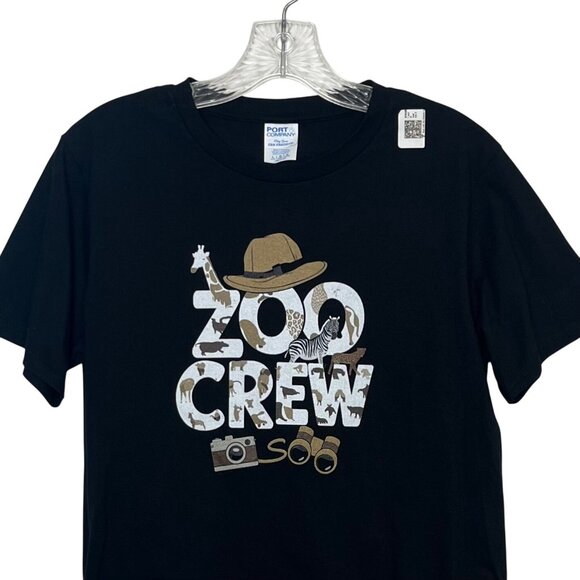 Port & Company Zoo Crew Graphic Tshirt Boys Large Black - Picture 3 of 8